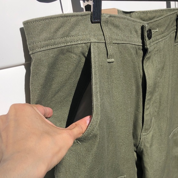 Patagonia Fatigue Green All Seasons Hemp Pants - Picture 6 of 15